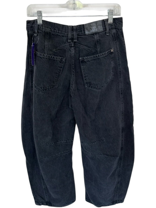 We The Free Size 26 Dark Wash Cotton Denim High Rise Barrel Leg Crop Jeans Dark Wash / 26