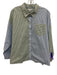 Crown & Ivy Size XL Green, Blue, White Cotton Long Sleeve Stripe Buttons Top Green, Blue, White / XL