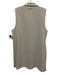 J Crew Size C White Polyester & Elastane Sleeveless Collar Split Neck Mini Dress White / C