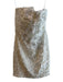 Helsi Size S White Polyester Strapless Sequin Flower Detail Back Zip Dress White / S