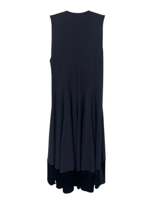 Indies Size 42 Navy Blue Polyamide Blend Sleeveless Beaded Detail Dress Navy Blue / 42