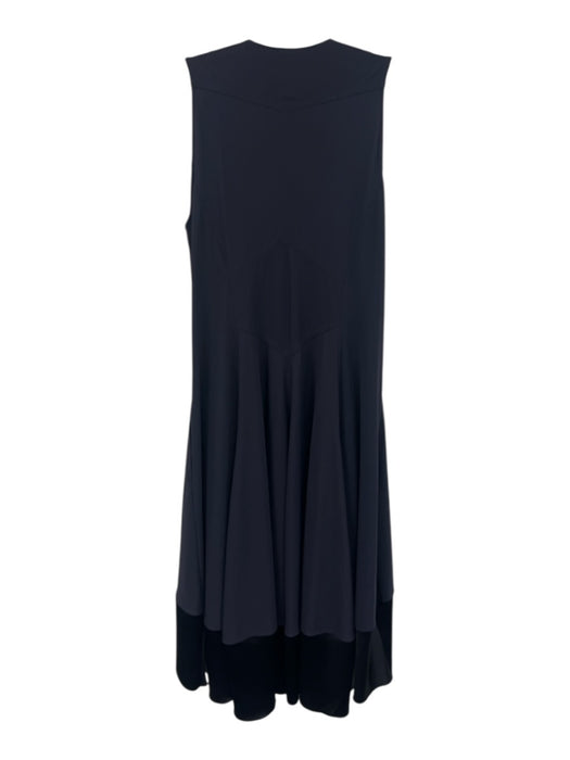 Indies Size 42 Navy Blue Polyamide Blend Sleeveless Beaded Detail Dress Navy Blue / 42