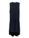 Indies Size 42 Navy Blue Polyamide Blend Sleeveless Beaded Detail Dress Navy Blue / 42