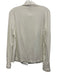 Akris Punto Size 12 Cream White Cotton Blend Grommet Detail Long Sleeve Top Cream White / 12