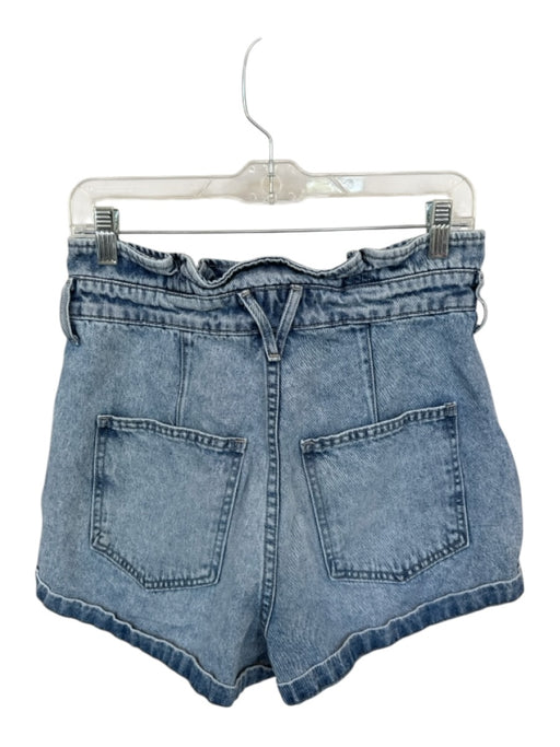 Veronica Beard Size 29 Light Wash Cotton Denim Paperbag Waist High Rise Shorts Light Wash / 29