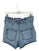 Veronica Beard Size 29 Light Wash Cotton Denim Paperbag Waist High Rise Shorts Light Wash / 29
