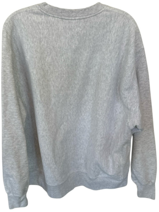 Champion Light Grey Cotton Georgia Motif Pullover Light Grey / XL