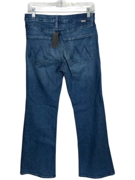 Mother Superior Size 26 Med Dark Wash Denim Mid Rise Wide Leg Belt loops Jeans Med Dark Wash / 26