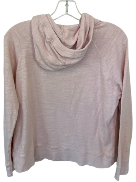 Faherty Size S Light Pink Organic Cotton Long Sleeve kangaroo Pocket Hoodie Light Pink / S