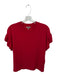 Lilla P Size XS Red Cotton & Linen Short Sleeve Top Red / XS