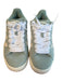 Adidas Shoe Size 7 Green & White Suede Low Top Lace Up Round Toe Sneaker Shoes Green & White / 7