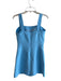 Amanda Uprichard Size Medium Sky Blue Polyester Lined Sleeveless Back Zip Dress Sky Blue / Medium