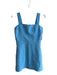 Amanda Uprichard Size Medium Sky Blue Polyester Lined Sleeveless Back Zip Dress Sky Blue / Medium
