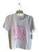 Lilly Pulitzer Size Small White & Pink Cotton Round Neck Short Sleeve Top White & Pink / Small