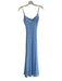 Bardot Size S Blue Polyamide Blend Square Neck Spaghetti Strap Maxi Dress Blue / S