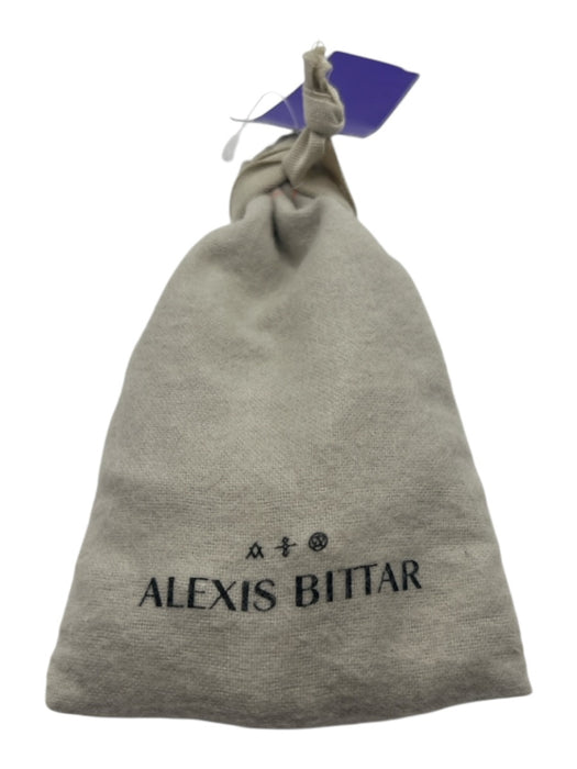 Alexis Bittar Gold & Multi Metal Stones Lobster Clasp Rhinestones Necklace Gold & Multi