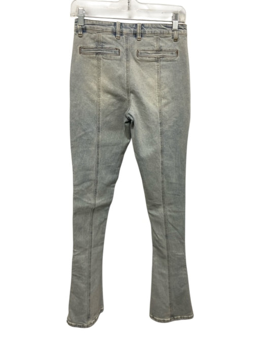 SER.O.YA Size 26 Light Wash Cotton Blend Denim Zip Detail Paneled Flare Jeans Light Wash / 26