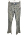 SER.O.YA Size 26 Light Wash Cotton Blend Denim Zip Detail Paneled Flare Jeans Light Wash / 26
