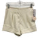 Camila Coelho Size XS Cream White Polyester Blend Cuffed Pleated Front Shorts Cream White / XS