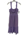 Lovers and Friends Size XS Purple Polyester Sleeveless Scrunch Side Slits Dress Purple / XS