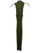 Camila Coelho Size XS Mixed Greens Viscose Blend Ribbed Knit Sleeveless Dress Mixed Greens / XS