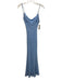 Bardot Size S/4 Light Blue Polyamide Blend Floral Detail Mesh Overlay Dress Light Blue / S/4