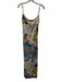 Miaou Size S White & Multi Polyester Blend Baroque Print Spaghetti Strap Dress White & Multi / S