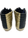 Golden Goose Shoe Size 40 Black & Gold Leather Upper Glitter Detail Sneakers Black & Gold / 40