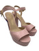 Stuart Weitzman Shoe Size 10.5 Blush Pink Leather Upper Ankle Buckle Sandals Blush Pink / 10.5