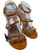 Stuart Weitzman Shoe Size 10 Tan Brown Leather Upper Suede Strappy Sandals Tan Brown / 10