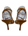 Stuart Weitzman Shoe Size 10 Tan Brown Leather Upper Suede Strappy Sandals Tan Brown / 10