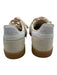 Adidas Shoe Size est 9 Cream White Leather Upper Suede T Toe Low Top Sneakers Cream White / est 9