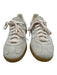 Adidas Shoe Size est 9 Cream White Leather Upper Suede T Toe Low Top Sneakers Cream White / est 9
