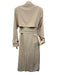 SNDYS. Size S Khaki Beige Polyester Blend Shoulder Pads Double Breasted Coat Khaki Beige / S