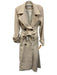 SNDYS. Size S Khaki Beige Polyester Blend Shoulder Pads Double Breasted Coat Khaki Beige / S