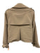 Steve Madden Size XS Khaki Beige Polyester Double Breasted Button Front Jacket Khaki Beige / XS