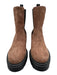 Stuart Weitzman Shoe Size 10 Brown & Black Leather Upper Suede Lug sole Boots Brown & Black / 10