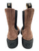 Stuart Weitzman Shoe Size 10 Brown & Black Leather Upper Suede Lug sole Boots Brown & Black / 10