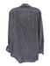 Sid Mashburn Size L Navy & White Cotton Gingham Button Up Long Sleeve Shirt Navy & White / L