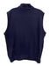 Peter Millar Size M Navy Cotton Solid Vest Quarter Zip Men's Jacket Navy / M