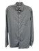 Peter Millar Size M Purple & Multi Print Synthetic Micro Men's Long Sleeve Shirt Purple & Multi Print / M