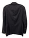 Saks Fifth Ave Navy Wool Blend Solid Notch Lapel 2 Button Men's Suit Navy / 40R