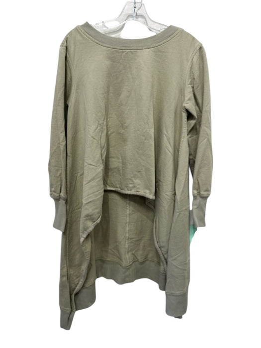 Nicholas K Size S/M Pistachio Green Cotton Long Sleeve Elastic Waist Pant Set Pistachio Green / S/M