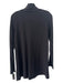 COS Size Small Black Lyocell blend Long Sleeve V Neck Front Seam Dress Black / Small