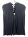 COS Size Small Black Lyocell Sleeveless Drape Sheer Top Black / Small