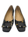 Ann Mashburn Shoe Size 38.5 Dark Brown Jute Buckle Detail Tortoiseshell Pumps Dark Brown / 38.5