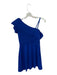 Ieena for Mac Duggal Size 2 Royal Blue Polyester Ruffle Shoulder padded Dress Royal Blue / 2