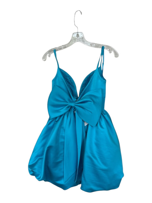 ASHLEYlauren Size 0 Turquiose Polyester Sweetheart Neckline padded Bow Gown Turquiose / 0