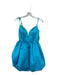 ASHLEYlauren Size 0 Turquiose Polyester Sweetheart Neckline padded Bow Gown Turquiose / 0