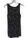 Saylor Size XS Black Polyester Blend Sequin & Beaded High Neck Bow Mini Dress Black / XS
